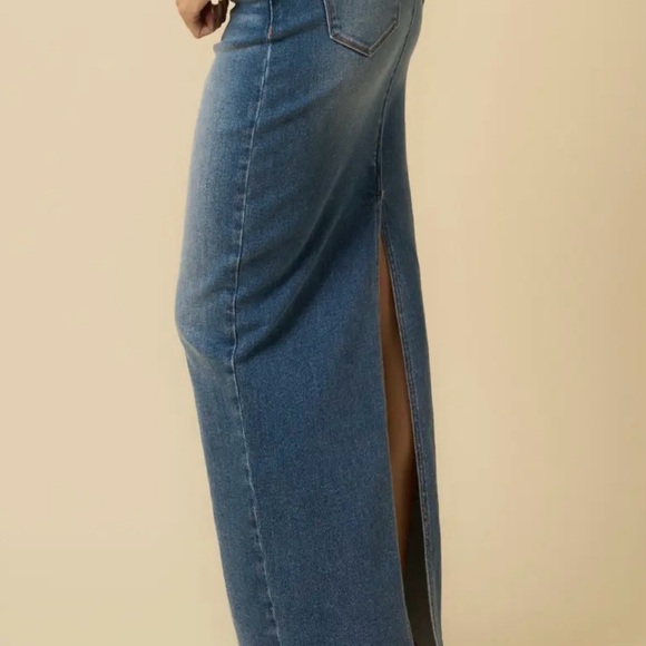 Super long maxi jeans skirt - Picture 8 of 8